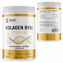 Maisto papildas INSPORT Fish Collagen 12000mg 369g su kofermentu Q10 ir hialurono rūgštimi