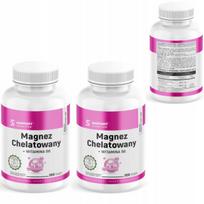 Maisto papildas INSPORT Magnesium Diglycinate 1600 mg + B6, 200 kapsulių