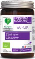 Maisto papildas aliness Milk thistle BIO 3% + Artichoke BIO 2,5%, 400 mg, 50 kaps.