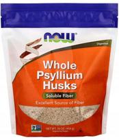 Skaidulinės psyllium sėklų luobelės NOW Foods, 454 g