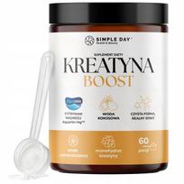 Kreatino monohidratas 600g su magniu, Aquamin, kokoso vandeniu, 60 porcijų