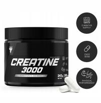 Kreatino monohidratas TREC CREATINE 3000 MONOHYDRATE 200 MESH, 180 kapsulių
