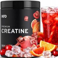 Kreatino monohidratas KFD Creatine 500g apelsinų skonio