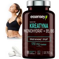 Kreatino monohidratas Premium 90 kaps. su B5 ir B6 vitaminais