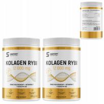 Maisto papildas INSPORT Fish Collagen 12000mg 738g su kofermentu Q10 ir hialurono rūgštimi sąnariams ir kaulams