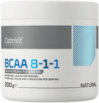 Amino rūgštys OstroVit BCAA 8-1-1, natūralus skonis, 200 g