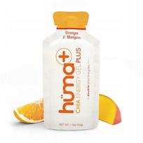 Energinis gelis Huma Gel PLUS, apelsinų-mango, 12 vnt.