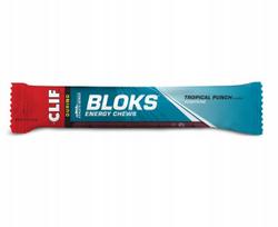 Energijos žele Clif Bloks Tropical Punch su kofeinu 60 g