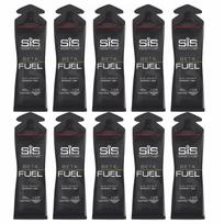 Energijos gelis SIS BETA FUEL 60 ml braškių ir laimų, 10 vnt.