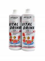 Gėrimas Vital drink Zerop 2 x 1000 ml, braškių ir rabarbarų, DUOPACK