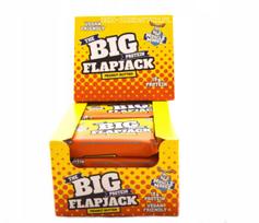 Baltyminis batonėlis Muscle Moose Big Protein Flapjack 100g su žemės riešutų sviestu, veganams