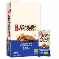 Energijos batonėlis Clif Bar Chocolate Chip & Peanut Butter 50g, 12 vnt.