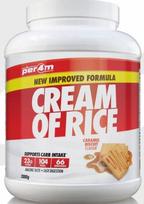 Ryžių košė Per4m Cream of Rice, Caramel Biscuit, 2 kg, be cukraus