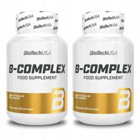 Maisto papildas BioTech USA B-complex, 60 kapsulių, 2 vnt.
