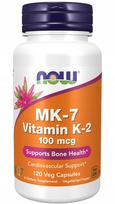 Vitaminai NOW Foods K2 MK-7 MenaQ7 100 mcg, 120 kapsulių