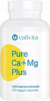 Maisto papildas Calivita Pure Ca + Mg Plus, su kalciu, magniu, vitaminu D3 ir K2, cinku, boru, acerola