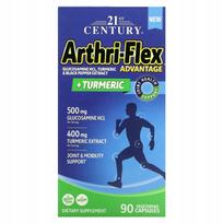 Maisto papildas 21st Century Arthri-Flex Advantage su ciberžole, 90 kapsulių