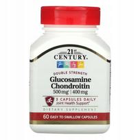 Maisto papildas 21st Century Glucosamine/Chondroitin, 1500 mg/1200 mg, stiprus