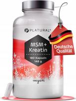 Maisto papildas Platural MSM+Kreatin 180 kapsulių