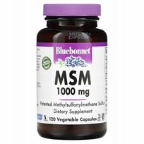 Maisto papildas Bluebonnet Nutrition MSM 1000 mg, 120 kapsulių