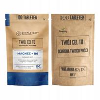Magnio citratas 100 mg su vitaminu B6 ir vitaminu K2 MK7 nuo nuovargio ir spazmų