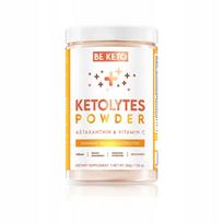 Elektrolitai BeKeto Ketolytes su astaksantinu ir vitaminu C, apelsinų, 200 g