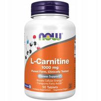Maisto papildas Now Foods L Carnitine 1000 mg, 50 tablečių