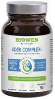 Maisto papildas Biowen ADEK COMPLEX Beta-Carotene D3 E K2 su MCT aliejumi, 90 kapsulių