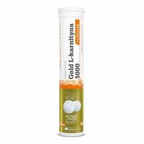 Maisto papildas OLIMP Gold L-carnitine 1000 + chromium, citrinų skonio, 20 tablečių