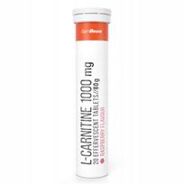 L-karnitino 1000 mg tabletės GymBeam, aviečių