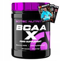 Aminorūgštys SCITEC BCAA-X 180 kaps.