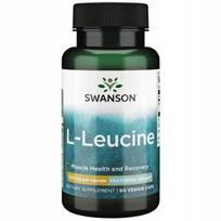 Maisto papildas Swanson AjiPure L-leucine 60 kaps.