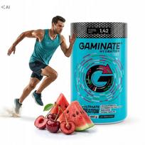 Izotoninis gėrimas be cukraus GAMINATE Hydration vyšnių-arbūzų skonis, 30 porcijų