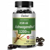 Maisto papildas Ksm-66 Ashwagandha 1200 mg, ekologiškos kapsulės