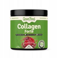 Kolageno milteliai GreenFood Collagen Forte 180 g aviečių skonio