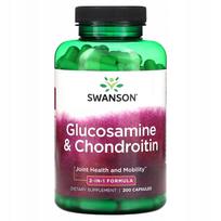 Maisto papildas Swanson Glucosamine and Chondroitin, 200 kapsulių