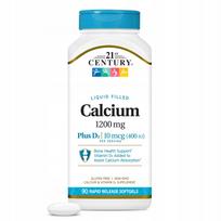 Kalcis 1200 mg + D3 skysti guminukai, 90 vnt., 21st Century