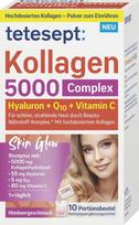 Koliažas Tetesept Collagen 5000 su hialurono rūgštimi, Q10, vitaminu C, 10 vnt., Vokietija