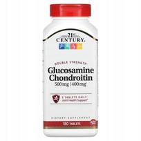 Maisto papildas 21st Century Chondroitin Glucosamine Dual Power, 180 tablečių