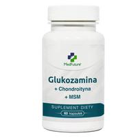 Maisto papildas sąnariams ir kaulams Glucosamine + Chondroitin + MSM, 60 kapsulių, vege
