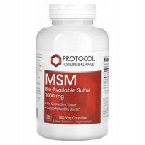Maisto papildas Protocol for Life Balance MSM 1000 mg, 180 kapsulių