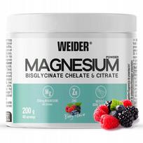 Magnio citrato ir cinko milteliai WEIDER 200g, uogų skonio