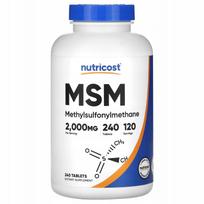 Maisto papildas Nutricost MSM, 240 tabletės (1000 mg)