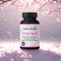 Maisto papildas Linie4life D3+K2+Mg+B6, 30 dienų