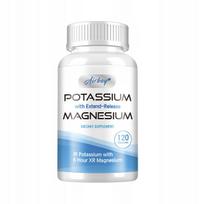Maisto papildas Potassium + Magnesium 349 mg, kraujospūdžiui ir raumenims