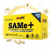 Maisto papildas SAMe S Adenosil L Metioninas, cinkas, vitaminai B6, B9, B12, 60 kapsulių