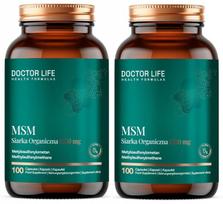 MSM organinis sieros papildas 1400mg 100 kapsulių, Doctor Life, 2 vnt.