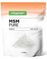 MSM organinės sieros milteliai 1100 g Vit4ever sąnariams