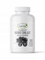 Maisto papildas Mumio Shilajit ekstraktas 10:1, 100 kaps., 350 mg, NatVita