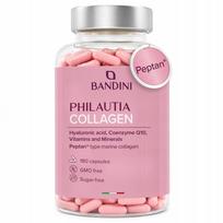 Maisto papildas Bandini Marine Collagen 1000mg su hialurono rūgštimi 200mg, 180 kapsulių